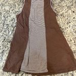 Splendid  Brown and White Striped Top Photo 3