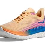 Hoka Mach 5 Running Shoes in Orange, Pink, & Blue Photo 2