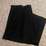 Olivaceous Black wide leg trousers Photo 1