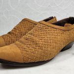 Amoura Papa Jimenez Mule Bootie Shoes Women 7.5 Brown Woven Slip On Pointed Toe Photo 8