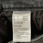 American Eagle  stretch faded black wash mom jeans size 0 Photo 9