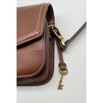 Fossil  Brown Leather Crossbody‎ - Size S Photo 4