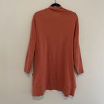 Pact Women’s M/L Airplane Cardigan Open Front Burnt Orange Rust Organic Cotton Size undefined Photo 5