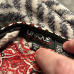 Unique spectrum Top XL Boho Print Rayon Belt Detail Photo 4