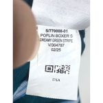 Old Navy Green Blue Striped Poplin Boxer Pajama Shorts Women 3X Comfort Cozy NWT Photo 8