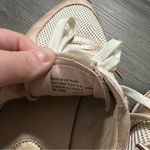 Michael Kors MK Allie Trainer Leather Pink Gold Sneaker Shoes Size 8 Photo 6