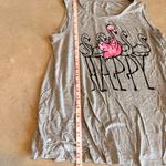 Justice  Gray Tank Top with Pink Accents Photo 4