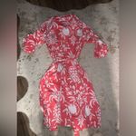 J. McLaughlin Rare  pineapple print pink Bryn Dress preppy classic spring floral S Photo 1