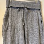 Aerie  Real Soft Foldover Jogger Medium Heathered Gray EUC ￼ Photo 4