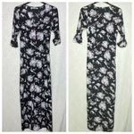 Stillwater  3/4 Sleeve Button Front Floral Dress Photo 2