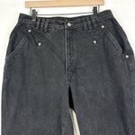 Rocky Mountain Rockies Vintage Western Jeans Size 32x36 High Rise Bareback Black Photo 2