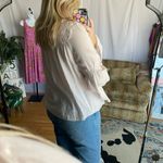 Love Sam anthropologie  pink beaded mock neck blouse Photo 89