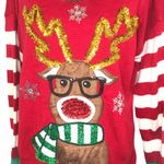 United States Sweaters Reindeer Christmas Sweater, Red, X-Large Photo 1
