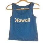 Hurley ✨ HAWAII WOMENS BLUE SZ MEDIUM TANK✨ Photo 3