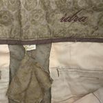 Anthropologie NWOT  Idra Linen Gold Medallion Print Bermuda Shorts Pockets Size 8 Photo 2