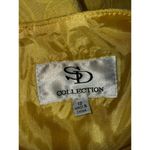 SD Collection Spring Yellow Dress with Floral Accents Women’s size 12 EUC Photo 2