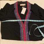 Tory Burch  Whitney Cardigan Black silk wool S NWT Photo 11