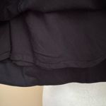 Anthropologie Black Cotton Mini Skirt Photo 2