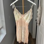 Next To Nothing LA Prairie Romance Floral Patchwork Babydoll Lingerie Slip S Pink Photo 3
