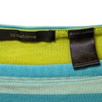 Liz Claiborne Striped Boat Neck 3/4 Sleeve Top 100% Cotton Preppy Classic Medium Photo 1