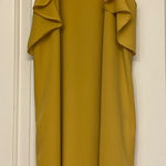 Forever 21  Contemporary Mustard Yellow Formal Maxi Dress Gown | Size S Photo 0