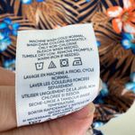 Lands' End  100% Cotton Floral Palm Sleeveless Knee Length Dress Coverup Size S Photo 8