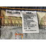 Cruel Girl Juniors CRUEL CAMRYN Camo Stud Detail Dark Denim Low Rise Boot Cut Stretch Sz 5S Photo 6