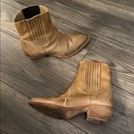 Free People  Tan and Brown Leather western Boots size 38.5 or us 8 Photo 12
