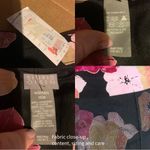 Sigrid Olsen  BLACK AND PINK FLORAL CHIFFON SILK SKIRT NWT (16W) Photo 9