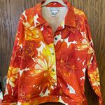 Diane Gilman Rare Floral Sequin Embellished Vibrant Jacket 1X Photo 0