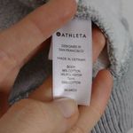 Athleta  Grey Open Cardigan Hoodie Sweatshirt Photo 3