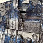 Dress Barn  Gray And‎ Blue Zip Front Jacket Size XL Photo 2