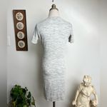 Theory Cherry B3 Stirling Rib-Knit Mini Shirt Dress in
Gray Small Photo 5