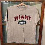 SheIn  Tan Short Sleeve Grpahic Tee Photo 0