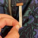 Free People Amelia Blue Damask Pattern 60s Style Drop Waist Mini Dress Size L Photo 1