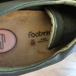 Birkenstock Footprints Leather Slip On Comfort Shoes Loafers Olive Green Photo 1