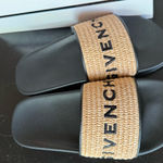 Givenchy  Raffia Slide Sandals Photo 0