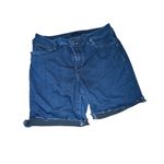 1822 Denim  Dark Blue Jean Shorts Photo 1