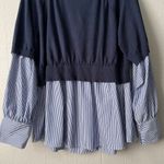 Bobeau  Womens Sweater 2X Mock Layer Soft Stretch Academia Preppy Career Office Photo 7