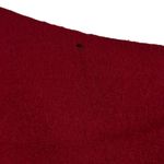 Vintage 1960s Handmade Couture Wool Dress Crimson Red w/ Black Frog Closures Size 8 Photo 5