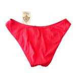 Becca  Ribbed Hipster Bikini Bottom Hot Pink XS Photo 3