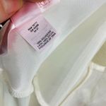 Victoria's Secret  Nightgown Ivory Satin Lace Trim V Neck & Back Large Y2K Bridal Photo 6