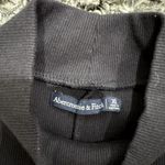 Abercrombie & Fitch Abercombie & Fitch High Neck Long Sleeve Ribbed Bodycon Dress in Black, Size XL Photo 1