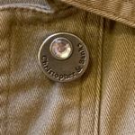 Christopher & Banks  Jacket Medium Olive green jeweled buttons lightweight pocket Photo 2
