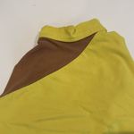 Five Dancewear Yellow sheer cutouts high mock neck sleeveless leotard. Size PA Photo 1