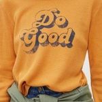 Anthropologie Back When Do Good Yellow Long Sleeve
Thermal Retro Graphic Photo 0