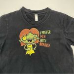 American Apparel Shirt Zombie I Prefer Men With Brains Pun Women Black Raw Hem Photo 9
