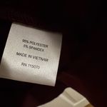 Nina Leonard  Women's Oversized Tunic Blazer Cuffs Pockets Burgundy Plus Size 1X Photo 5