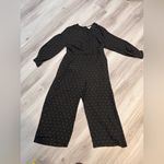 Maison Jules  Elegant Black Jumpsuit‎ with Red Accents Photo 3