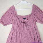 Eloquii Eyelet Tie Front Maxi Dress, 16 Photo 4